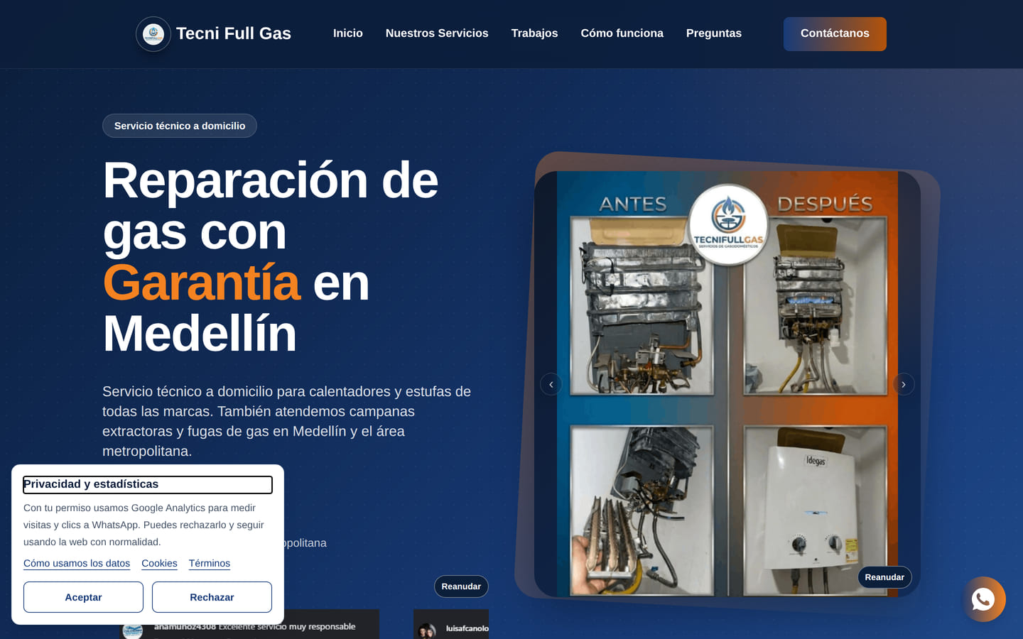 Captura de tecnifullgas